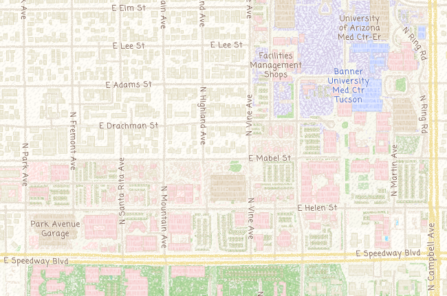 Desert Mallow Neighborhood Map A map of the neighborhood showing the mentioned boundaries